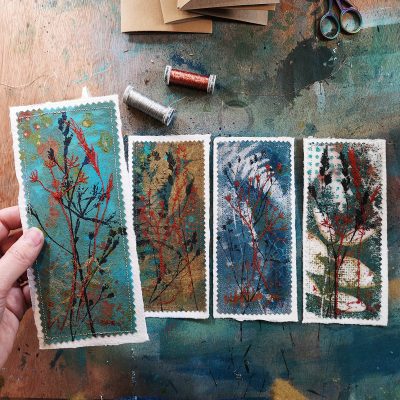 Botanical Christmas cards tutorial