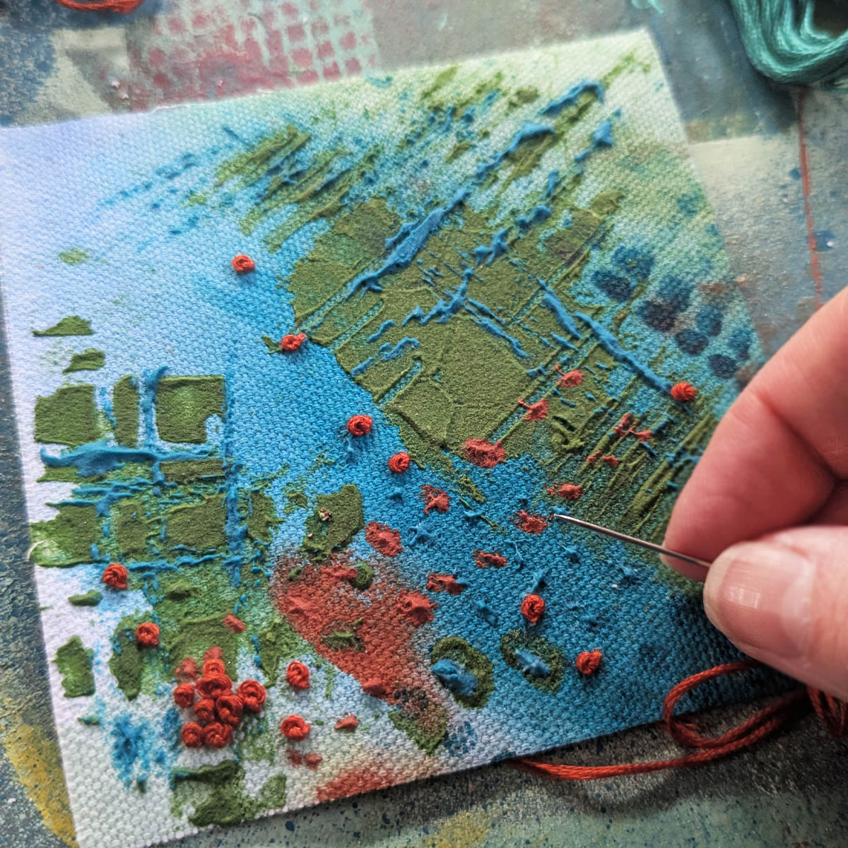 6 creative prompts – to get started with mixed media textiles