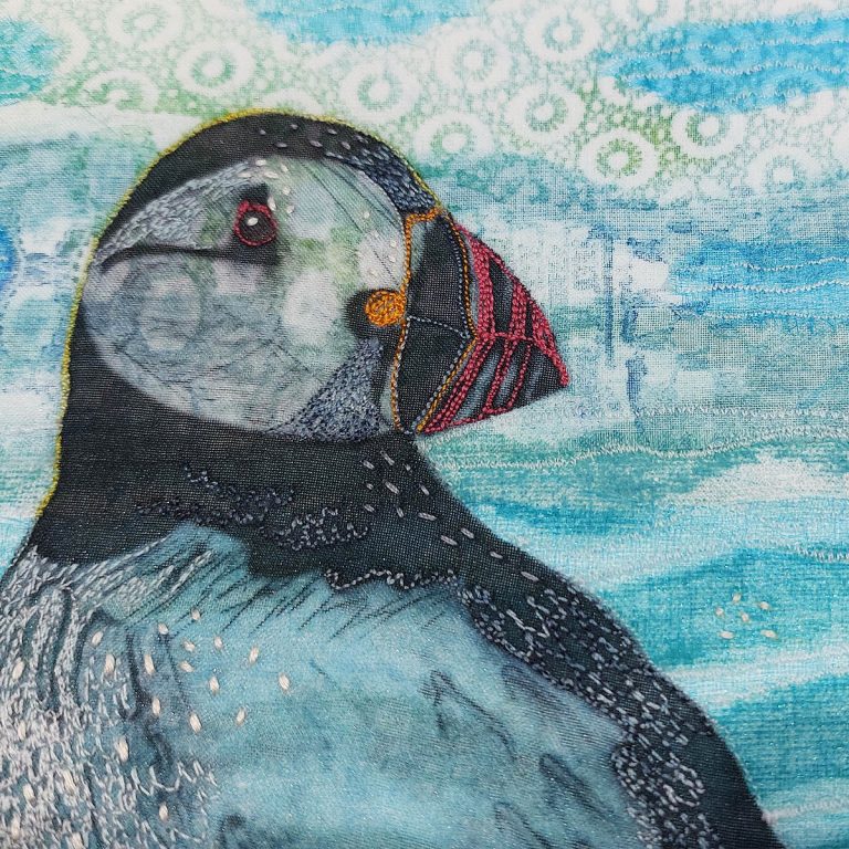 Puffin workshop - Puffin head - Deborah Campbell