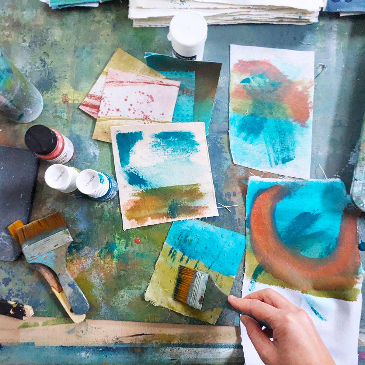 FREE COURSE – Inside the Flourish Textile Art Hub: Get Started with Mixed Media Textiles